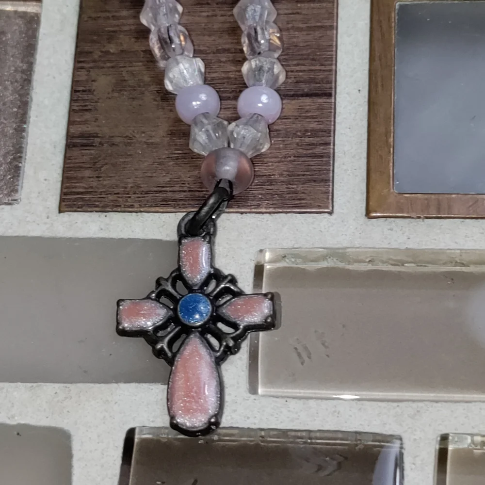 Vintage Artsian Cross necklace
